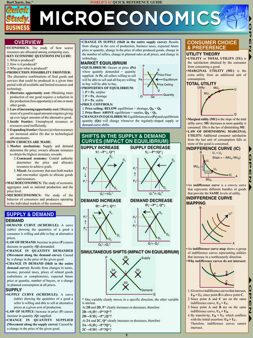 Title details for Microeconomics by BarCharts Publishing, Inc. - Available